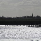 Photo:Little and Great Wakering church spires to the south and east of Barling