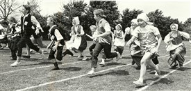 Photo:Stambridge Junior School sports day - in Tudor Costume