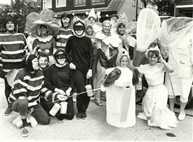 Photo:The "Royal Jelly Bees" Hullbridge Carnival. The "Bees" were Sandra Hall and friends.